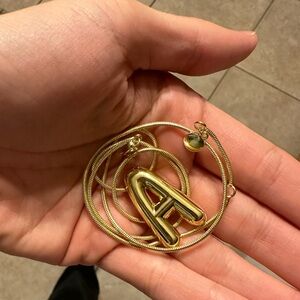 Baublebar Bubble letter necklace